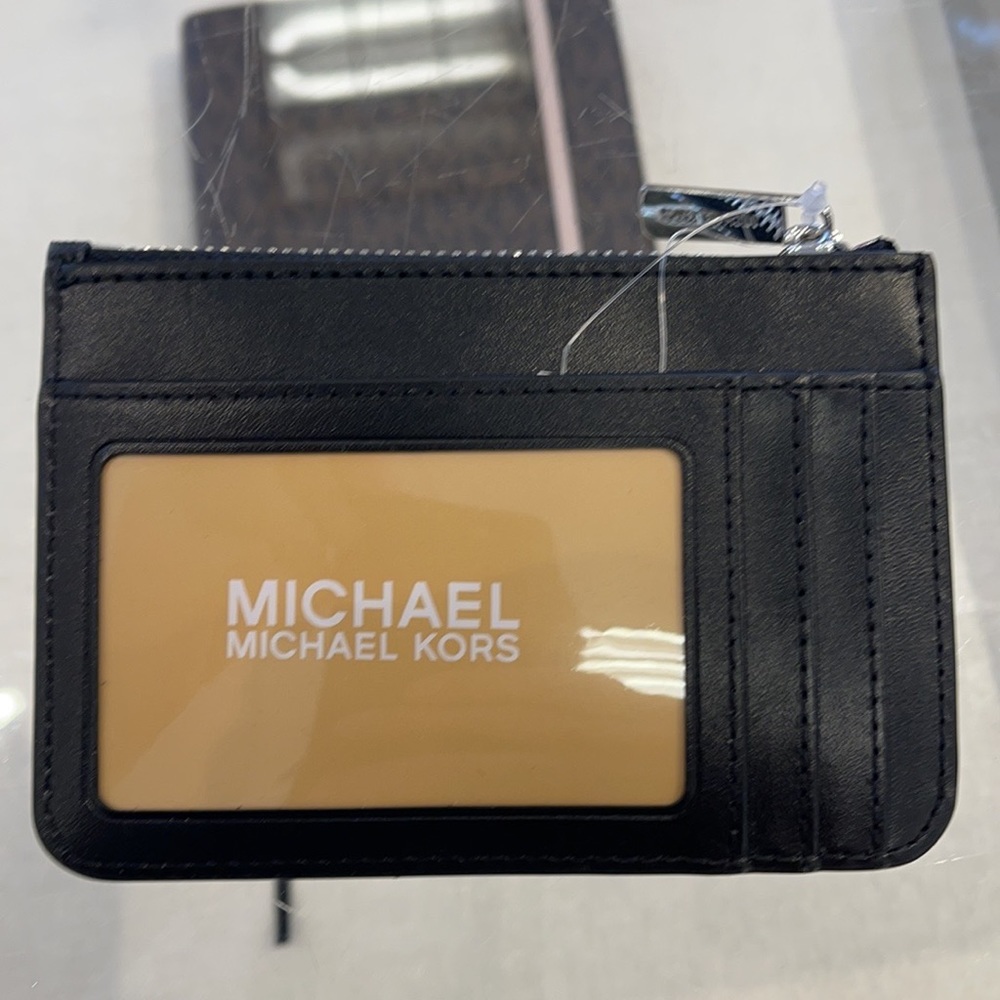 Michael Kors Jet Set Travel Small Leather Top Zip Coin Pouch With ID - Picture 8 of 16